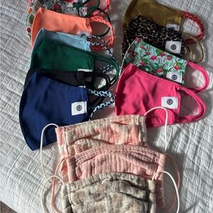 Colorful Women's Face Masks Set